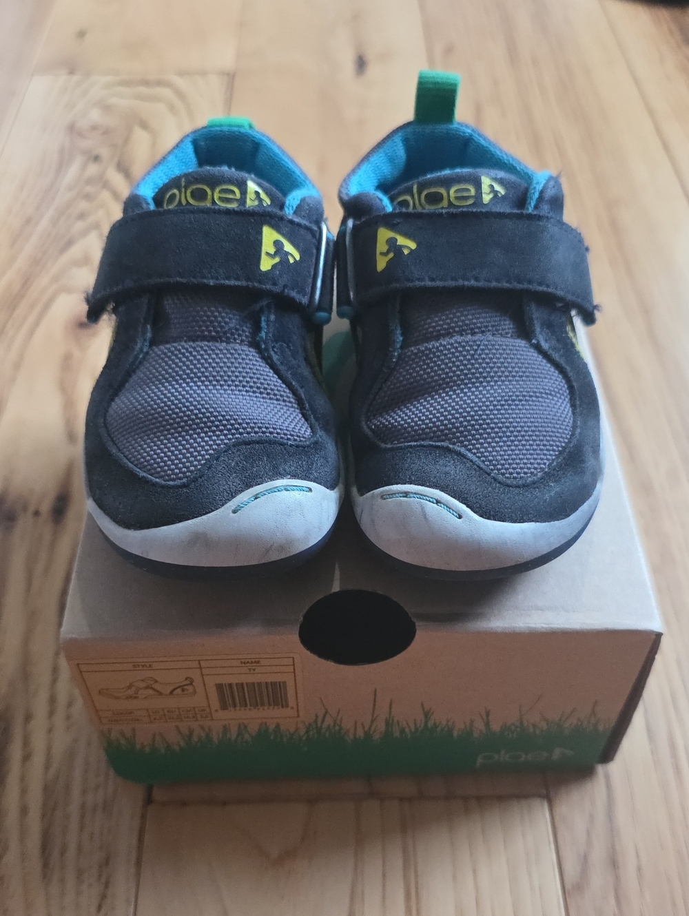 Plae Ty Toddler Shoes Navy/Steel 6.5